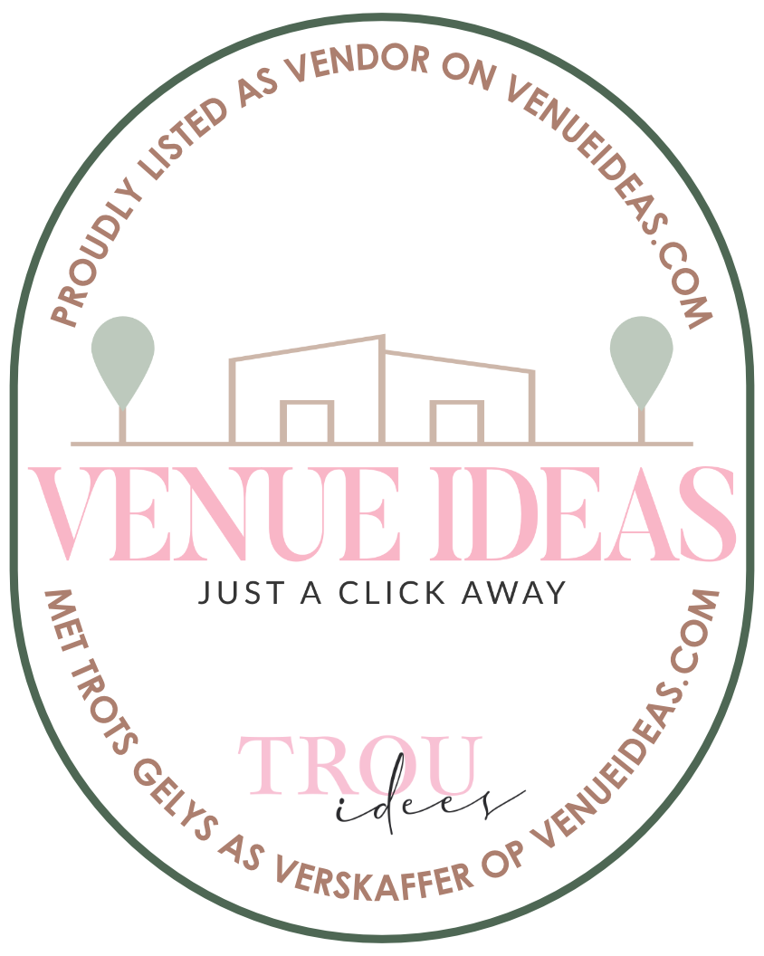 Proudly listed as vendor on Venue Ideas